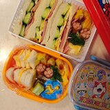簡単☆幼稚園お弁当サンドウィッチ☆年長、年少3